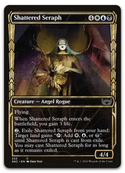 Shattered Seraph (Showcase) #333 (NM) Streets New Capenna SNC Magic MTG - Image 1