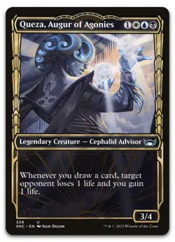 Queza, Augur of Agonies (Showcase) #326 (NM) Streets New Capenna SNC Magic MTG - Image 1