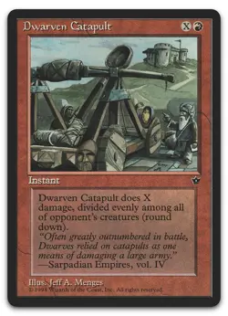 Dwarven Catapult (NM) Fallen Empires FEM Magic MTG - Image 1