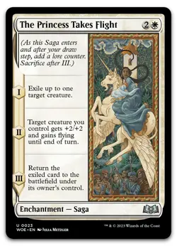 The Princess Takes Flight #23 (NM) Wilds of Eldraine WOE Magic MTG - Image 1