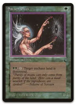 Savaen Elves (NM) The Dark DRK Magic MTG - Image 1