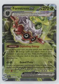 Forretress ex Pokemon Scarlet & Violet Paldea Evolved SV02 #005 - Image 1