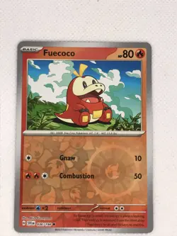 Fuecoco 036/198 Reverse Holo SV01: Scarlet & Violet Base Set Pokemon TCG - Image 1