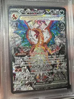 2023 Pokemon SV Obsidian Flames Charizard ex #223/197 PSA 10 - Image 2