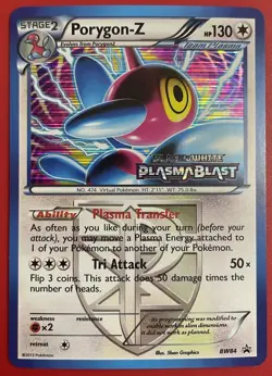 Pokemon Porygon-Z BW84 - Plasma Blast Holo Promo (Stamped) - Image 3