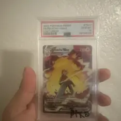 Pokemon Pikachu VMAX Lost Origin Trainer Gallery Full Art #TG17 PSA 10 Gem Mint - Image 1