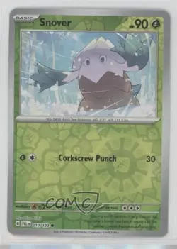 Snover Reverse Foil Pokemon Scarlet & Violet Paldea Evolved SV02 #010 - Image 1