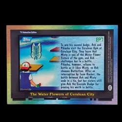 The Water Flowers of Cerulean City EP7 Pokemon Topps TV Animation Edition - Image 2