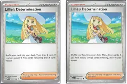 Lillie's Determination 119/132 - Pokemon TCG Playset x2 - Mega Evolution Trainer - Image 1