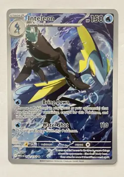 Inteleon 142/132 Illustration Rare IR Pokemon TCG Mega Evolutions NM/M - Image 1