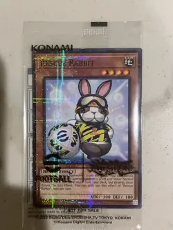 Yugioh -Rescue Rabbit EFC1-EN001 Neymar eFootball Collaboration Promo *Sealed* - Image 1