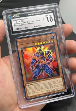 CGC 10 - Orgoth The Relentless BLC1 Silver Ultra Rare 1st Ed. Yugioh! - Image 4