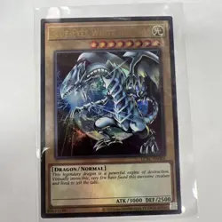 YUGIOH Blue Eyes White Dragon LCKC-EN001 ULTRA RARE ALTERNATE WORLD ART NM - Image 1