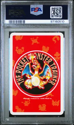 1996 POKEMON RED VERSION PLAYING CARDS JACK OF SPADES RED PSA 10 - Image 2