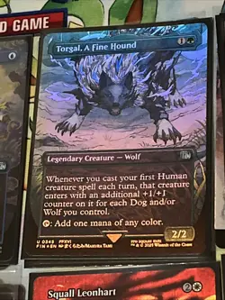 Final Fantasy Magic The Gathering Borderless Foil Uncommon Lot 18x Cards N/M - Image 3