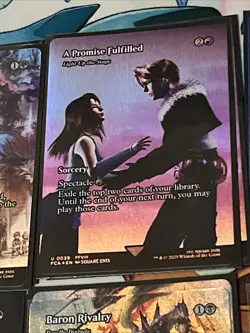 Final Fantasy Magic The Gathering Borderless Foil Uncommon Lot 18x Cards N/M - Image 5