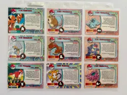 Pokemon 1999 Topps TV Animation Edition 27 Cards Blue Label No Duplicates - Image 4