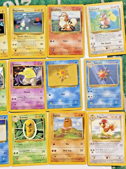 18 WOTC BASE SET POKEMON TCG CARDS RARE LP 1999 Vintage Valuable Collectibles - Image 3