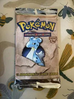 Wizards of the Coast Pokemon TCG 1999 Fossil Booster Pack -Sealed - 11 Cards 742818060714 - Image 1