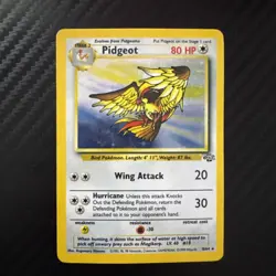 Pokemon TCG Jungle Pidgeot Holo Rare Card 8/64 Unlimited - Image 1