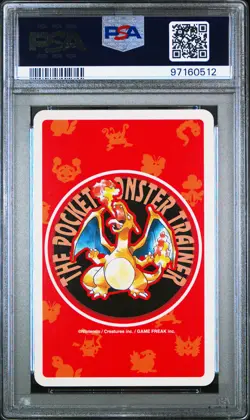 1996 POKEMON RED VERSION PLAYING CARDS ACE OF CLUBS #004 CHARMANDER PSA 10 - Image 2