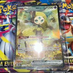 Pokemon Black Bolt Meloetta EX 167/086 Special Illustration Rare Card - Image 1