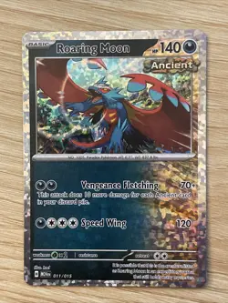 Roaring Moon - Holo -NEW McDonald’s Happy Meal Pokemon Promo Card H M24 En 11/15 - Image 1