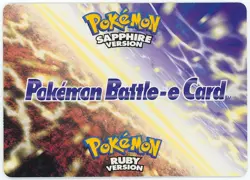 Gentleman Nils - Battle'e Card Promo - Pokemon Card TCG E-Reader - Image 2