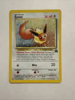 Eevee - 11 - Pokemon Wizards Black Star Holo Promo Card - Image 1