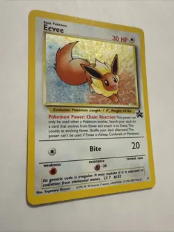 Eevee - 11 - Pokemon Wizards Black Star Holo Promo Card - Image 3