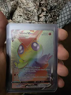 Victini VMAX 165/163 Pokemon Battle Styles Rainbow Holo Card Rare - Image 1
