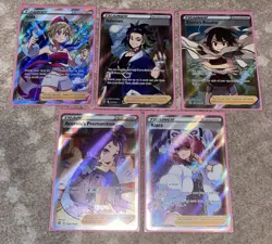 Pokemon Card TCG Full Art Trainer Lot Irida Zinnia Klara Acerola Adaman - Image 1