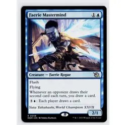 MTG Faerie Mastermind March of the Machine Regular Card - Image 1