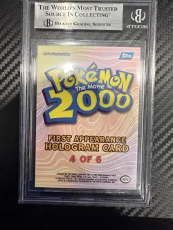 Elekid 4 of 6 - First Appearance - POKEMON The Movie 2000 - Hologram CARD - Image 2