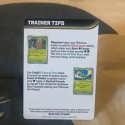 Mega Lucario Trainer Tips Card - Pokemon TCG Mega Evolution - Image 2