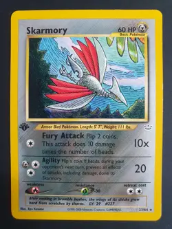 Skarmory 23/64 1st Edition - Neo Revelation Set - Pokemon Card - Excellent - Image 1