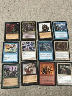 Magic The Gathering Stronghold Lot Of 12 Cards Played Condition - Image 1