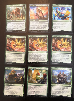 MTG Magic: The Gathering x Final Fantasy - Bulk - Common Green - 15 card lot NM - Image 2