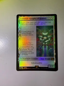 Summon: Knights of Round 32 Mythic Foil Final Fantasy MTG - Image 1