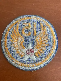 WWII Army Air Corps 15th Air Force Patch-1st Black-TUSKEGEE PILOT * Original! - Image 2