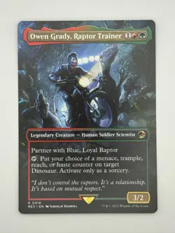 Owen Grady, Raptor Trainer | Non-Foil | Jurassic World Collection | Near Mint - Image 1