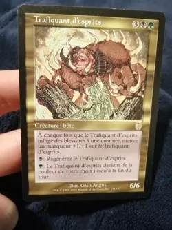 MTG Trafiquant d'Esprits 121/143 APC Apocalypse Rare French Spiritmonger Exc - Image 1