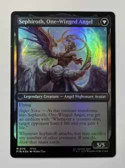 Magic: The Gathering Creature Sephiroth, Fabled Soldier Mythic Foil - Image 2
