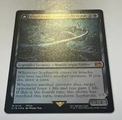 Magic: The Gathering Creature Sephiroth, Fabled Soldier Mythic Foil - Image 3