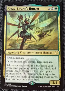 MTG Amzu, Swarm's Hunger Legendary Creature Ravnica Clue Edition NM/M Pack Fresh - Image 1