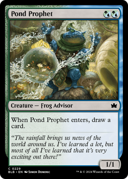Pond Prophet [Bloomburrow] Magic MTG - Image 1