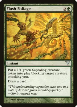 Flash Foliage [Dissension] Magic MTG - Image 1