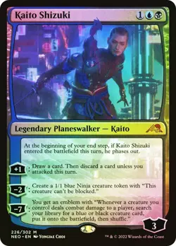 Kaito Shizuki Foil Kamigawa: Neon Dynasty NM MTG - Image 1