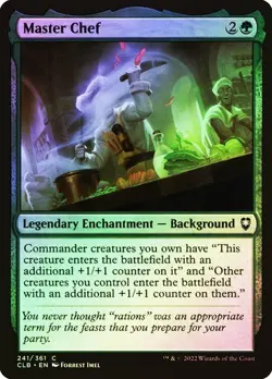 NM Etched Foil Master Chef, MTG, Baldur's Gate, Magic the Gathering, 519 - Image 1