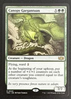 Canopy Gargantuan Commander: Tarkir: Dragonstorm Regular - Image 1